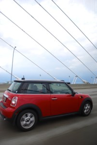 Mini Cooper on the Cooper