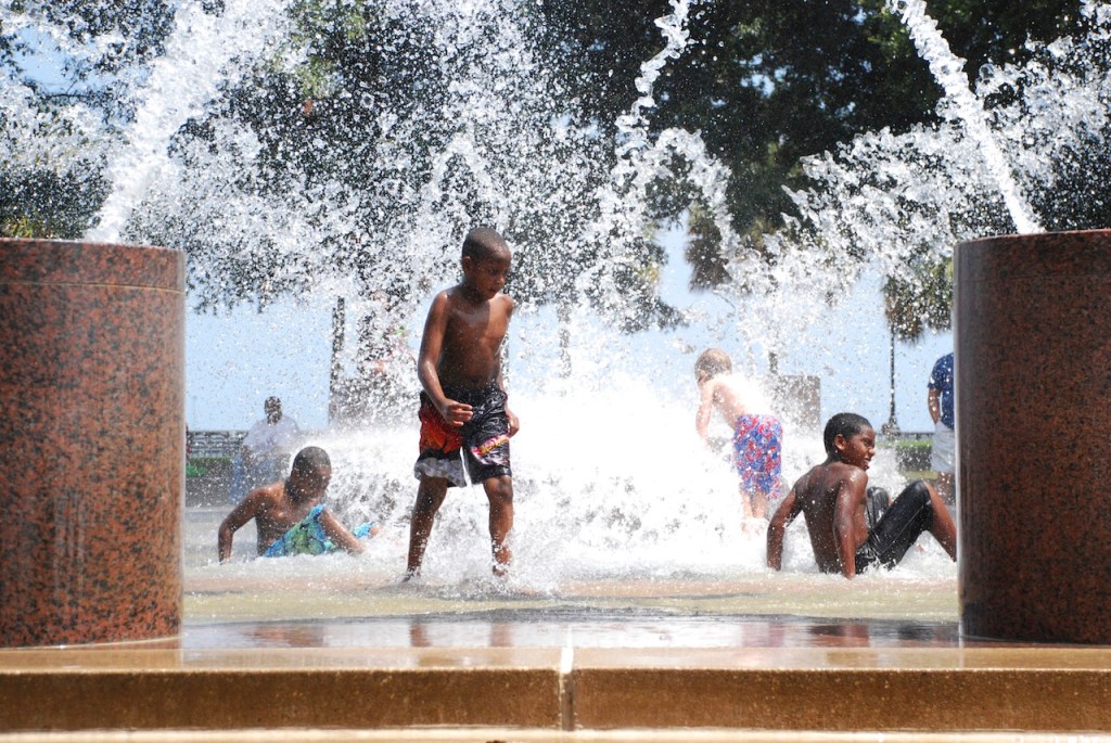 Kids at Waterfront Park