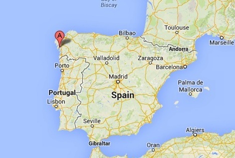 Galicia, Spain - map