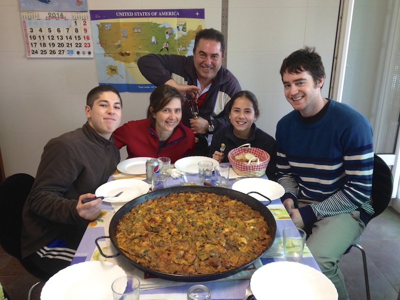 The best Cantabrian company and paella a girl could ask for